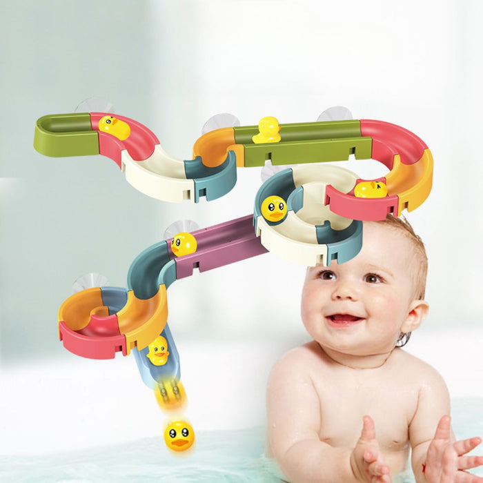 Water Play Track Sliding DIY Bath Toy Set