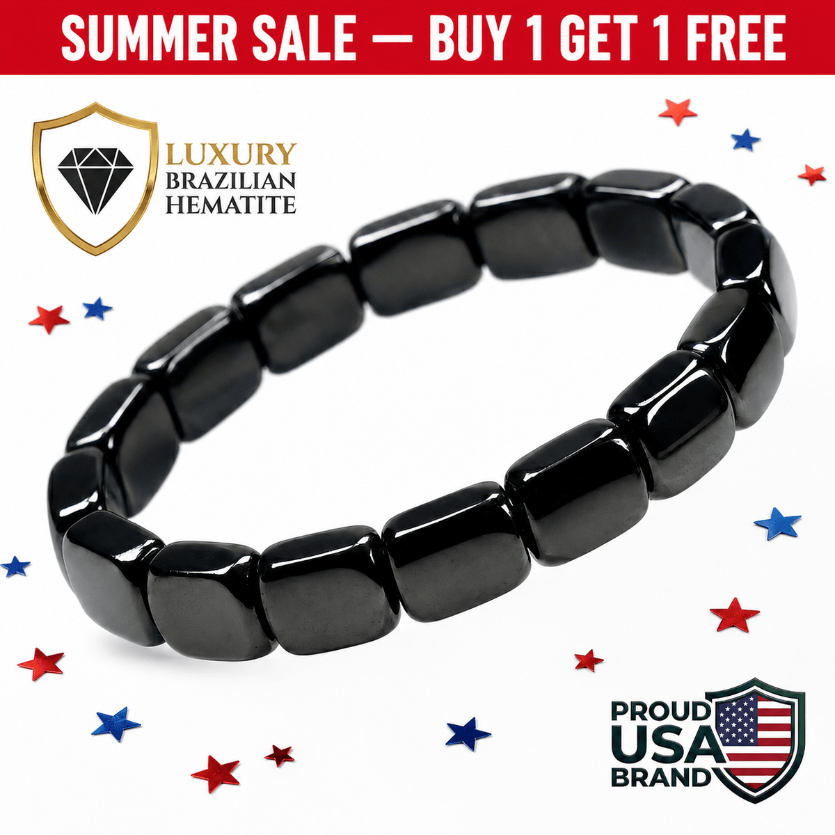 DENRIDGE® HEMATITE BRACELET