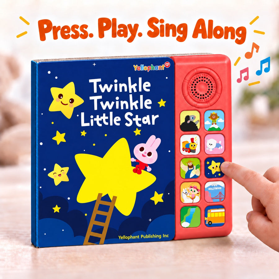 Press & Play Nursery Rhyme Sound Book – musical toy