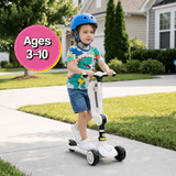 2-in-1 Sit & Scoot Folding Scooter