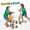 2-in-1 Sit & Scoot Folding Scooter