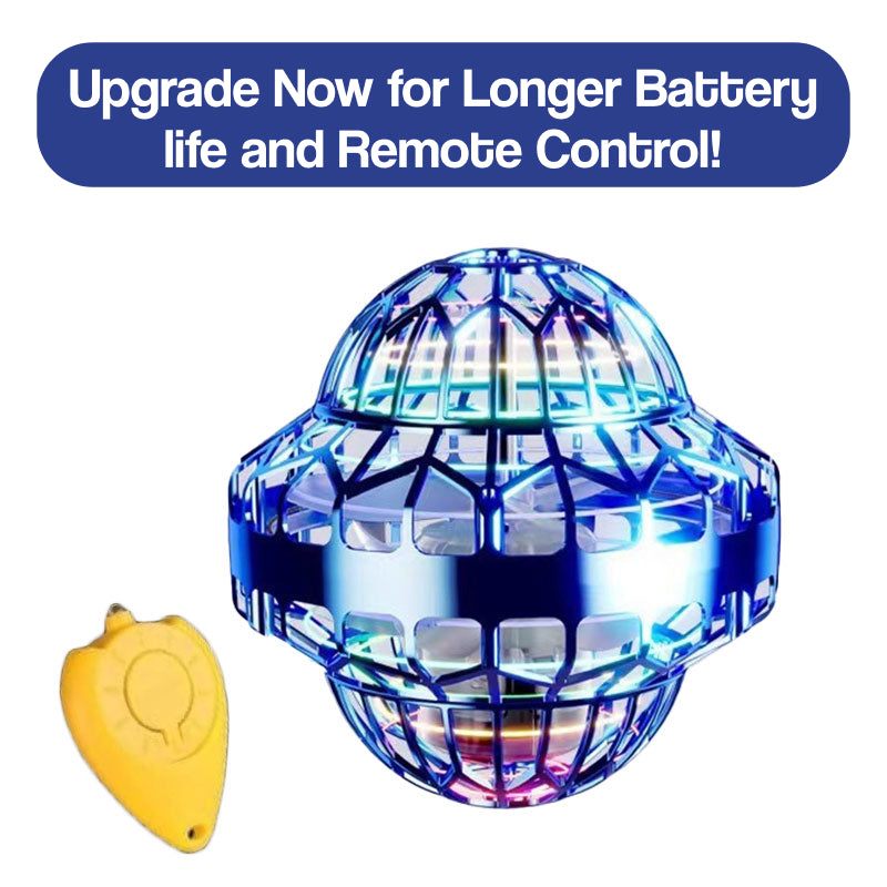 Galaxy Lights Flying Magic Orb toy with colorful LED lights and remote control for kids play