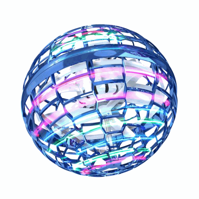 Galaxy Lights Flying Magic Orb with colorful LED lights and drone technology for kids' interactive play