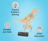 Wooden Dinosaur Assembly STEM Kit