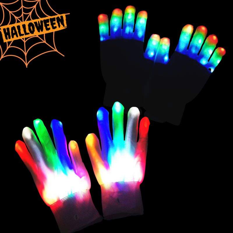 Magical Hands Halloween LED Gloves – for kids ages 4+
