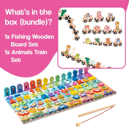 Fishing Board + Animal Train