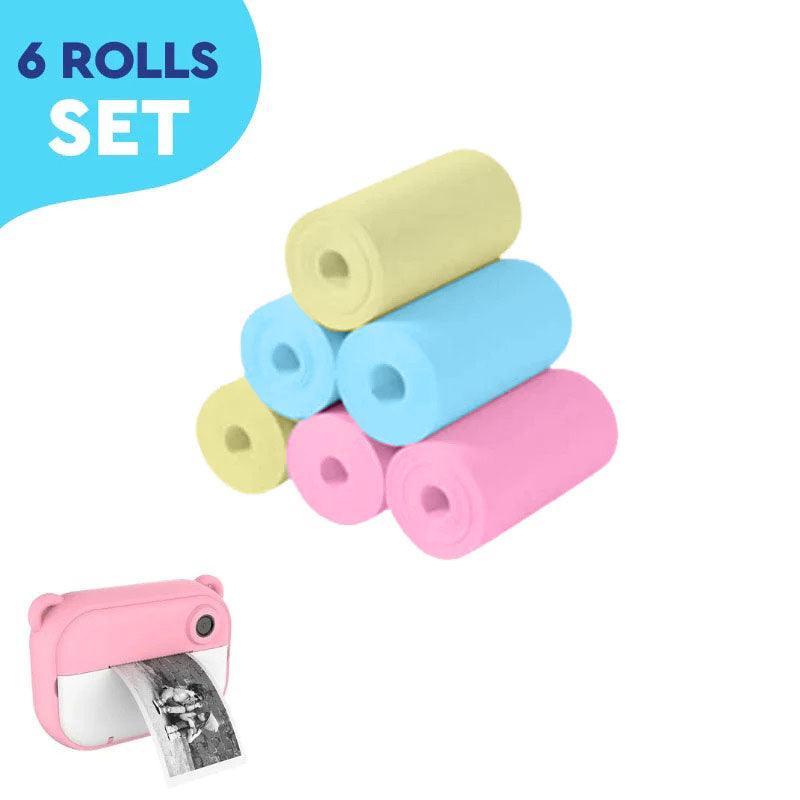 Colored Thermal Paper Roll Refill – for kids ages 3+