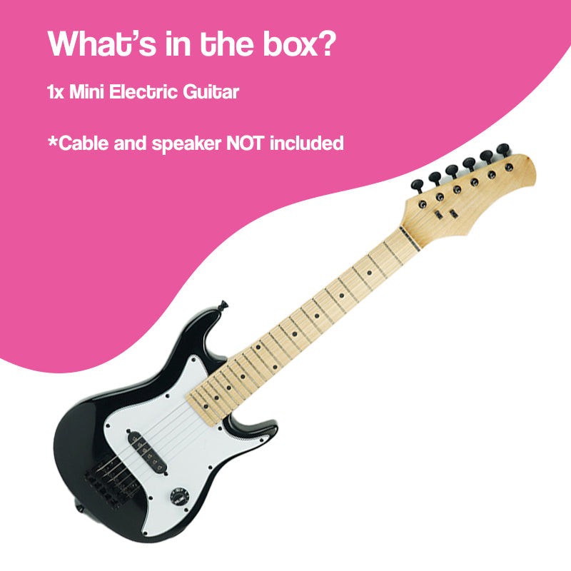 Natural Wood Mini Electric Guitar – gift idea for kids and grandchildren