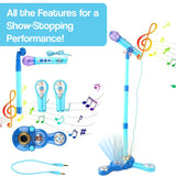 Complete Karaoke Microphone Set with LED Stand