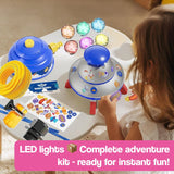 Spinning LED UFO Water Rocket Sprinkler