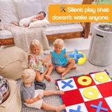 Oversized Felt Tic Tac Toe Family Game Set