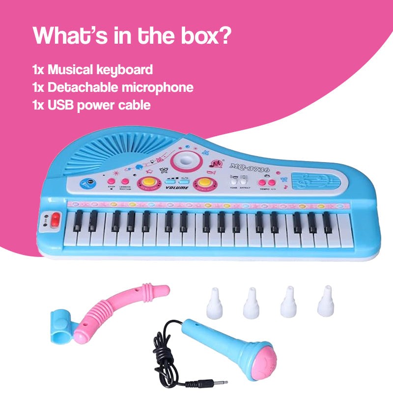 2-in- 1 My First Piano & Microphone Set