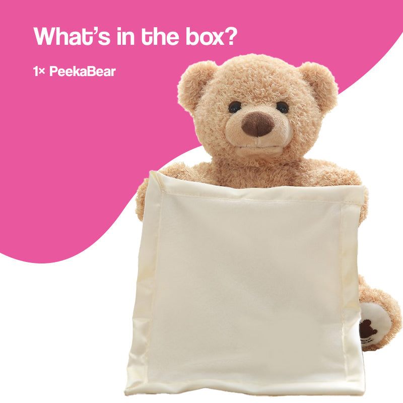Peek-a-Bear Interactive Ultra-Soft Plush