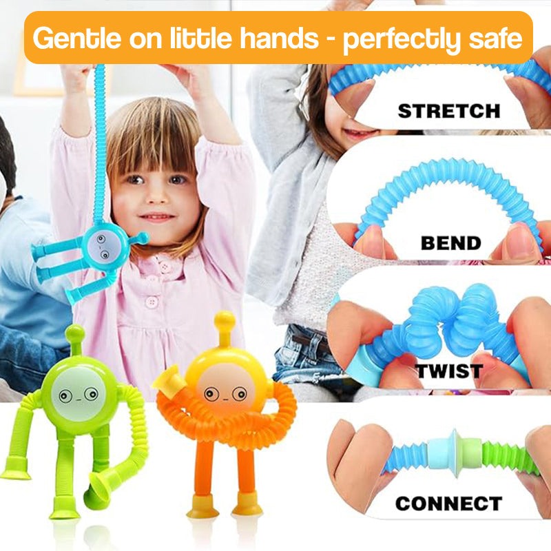 BendyBuddy Stick-Anywhere Fidget Toys