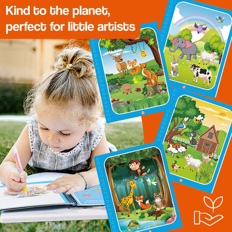 Magic Color Reusable Waterbook