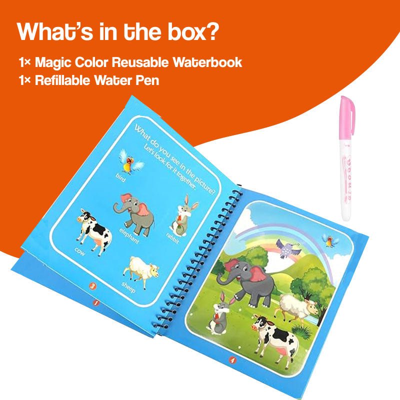 Magic Color Reusable Waterbook