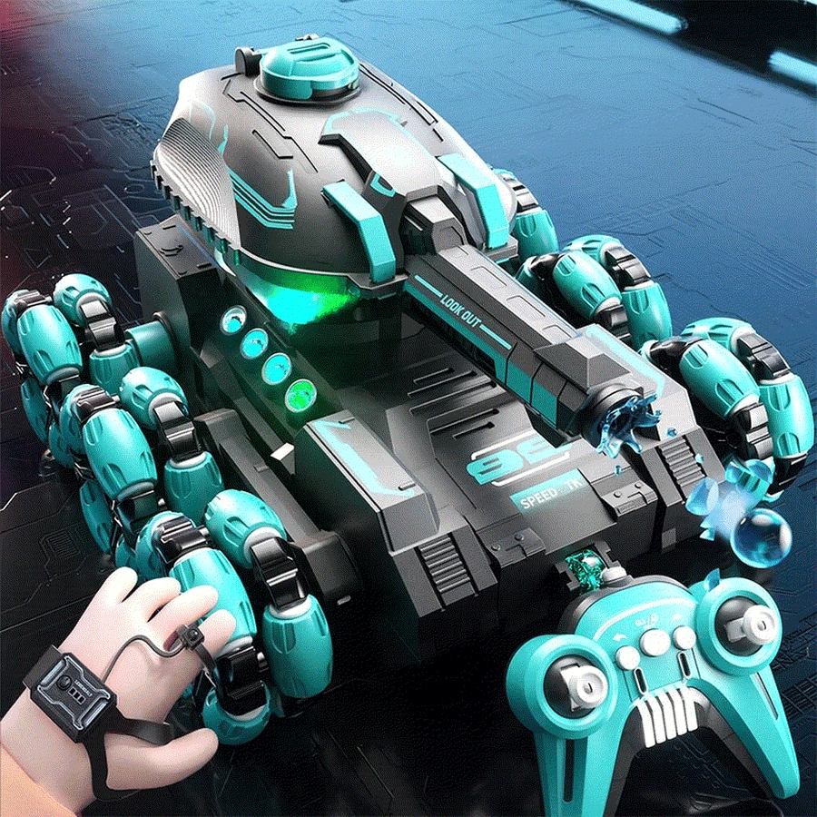 Six-Wheeled Gesture Sensing Remote Control Water Tank Car