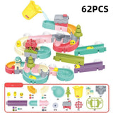 Colorful DIY water play track bath toy set for kids made of non-toxic plastic