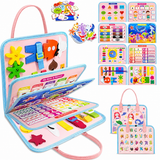 Soft Quiet Book with 20+ Activities for Toddlers