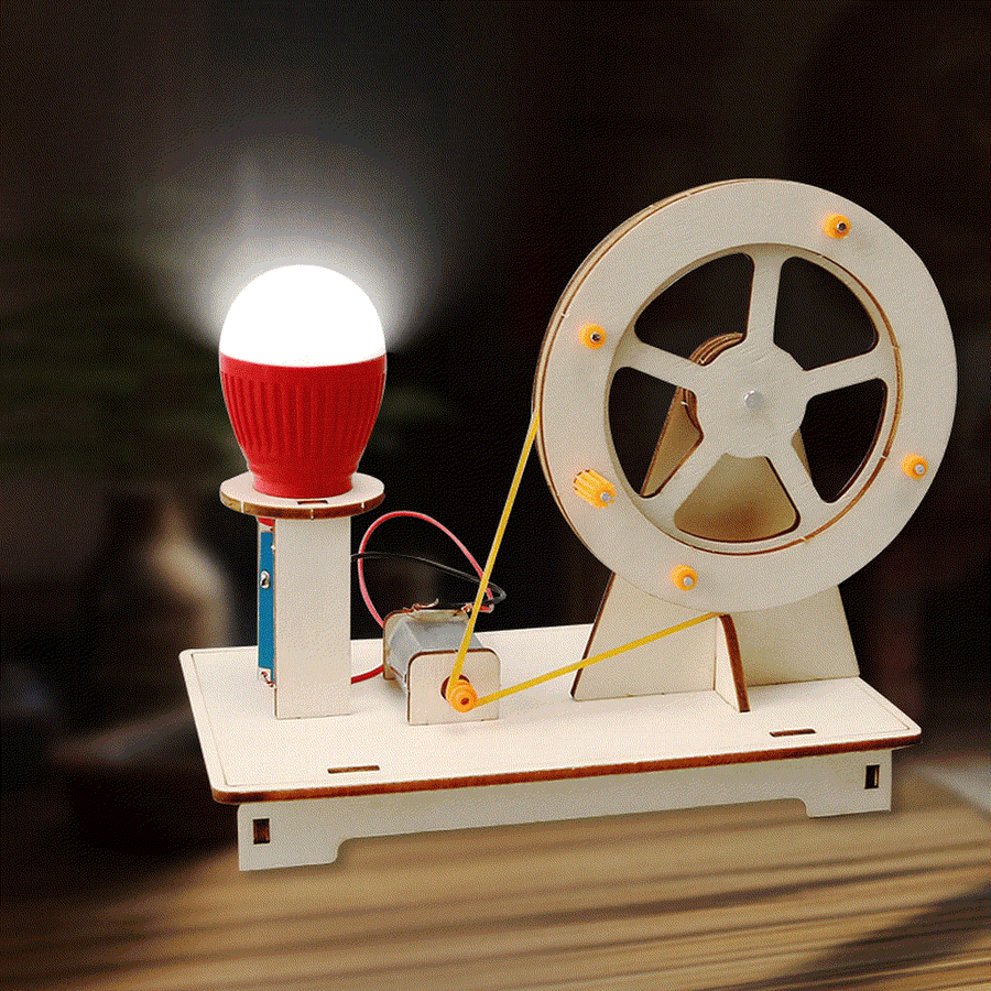 Hand-Cranked Generator Educational Toy Kit
