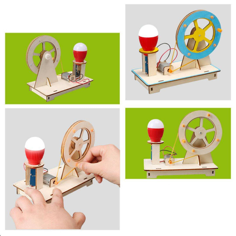 Hand-Cranked Generator Educational Toy Kit