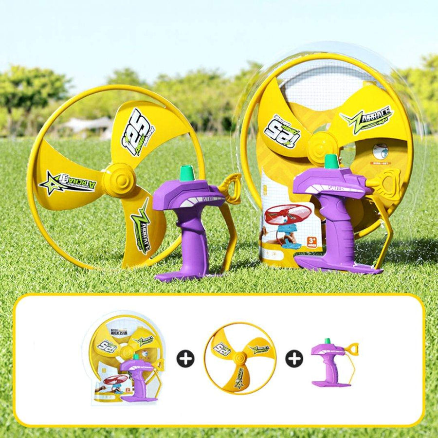Eco-friendly bamboo dragonfly frisbee flying toy for outdoor play