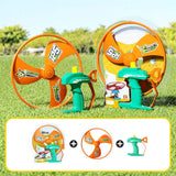 Bamboo Dragonfly Frisbee outdoor flying toy on white background