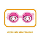 Set of colorful eye-shaped funny glasses prank toys for kids and teens