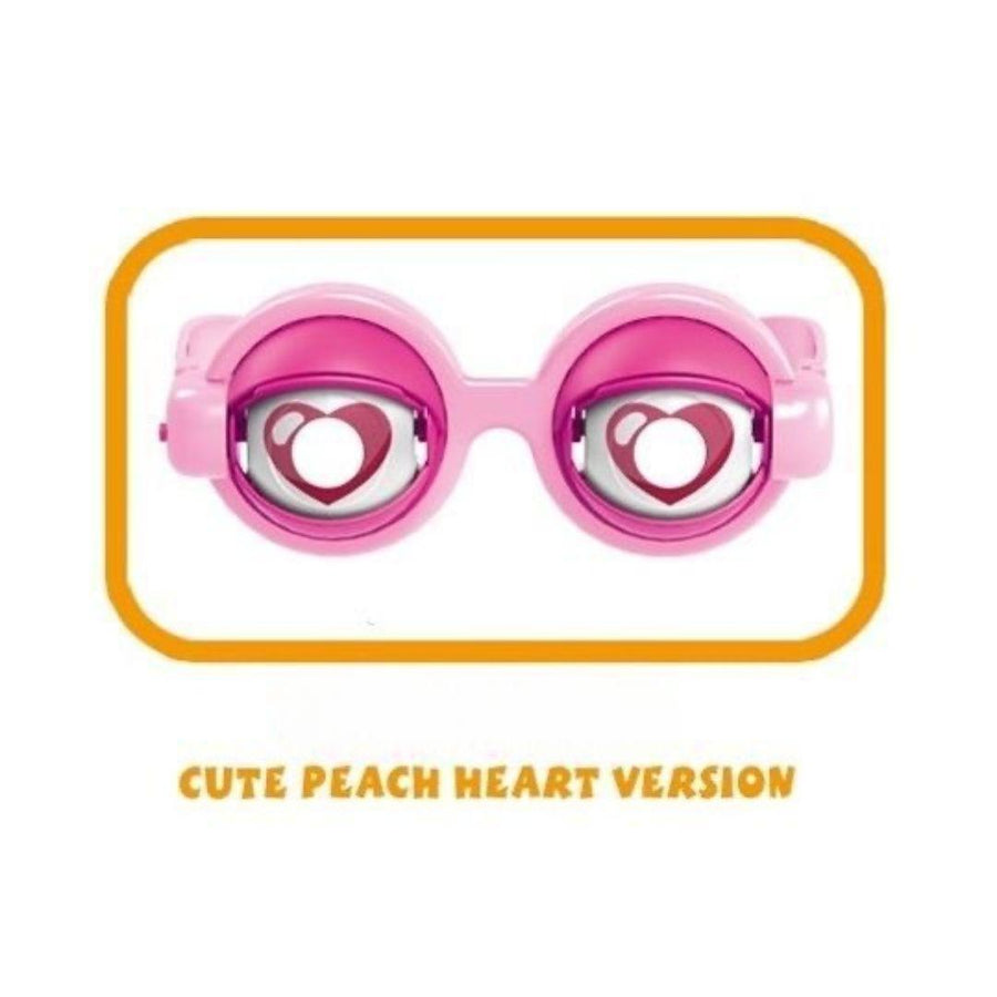 Set of colorful eye-shaped funny glasses prank toys for kids and teens