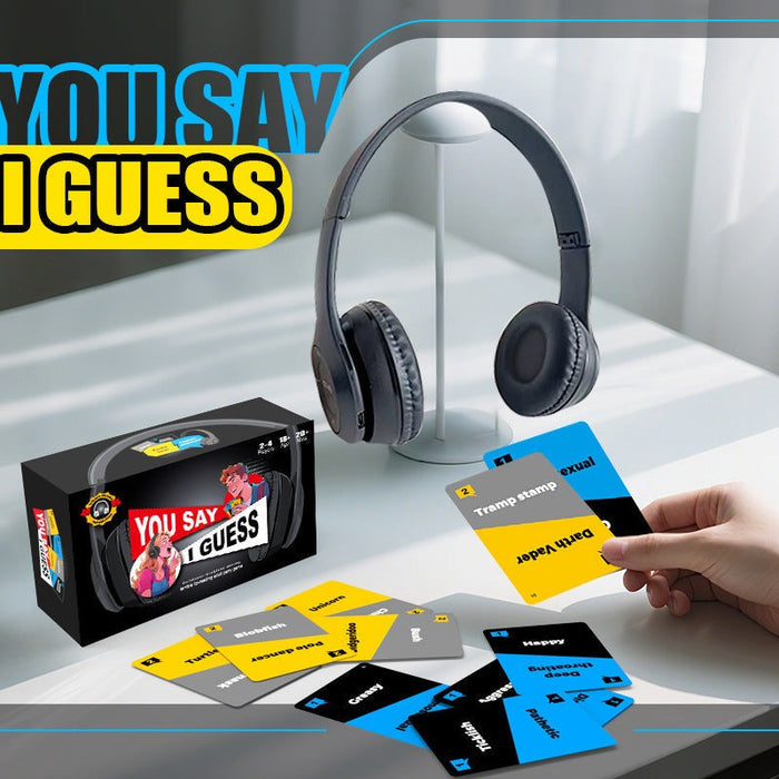 Lip Reading Party Interactive Game with Headphones