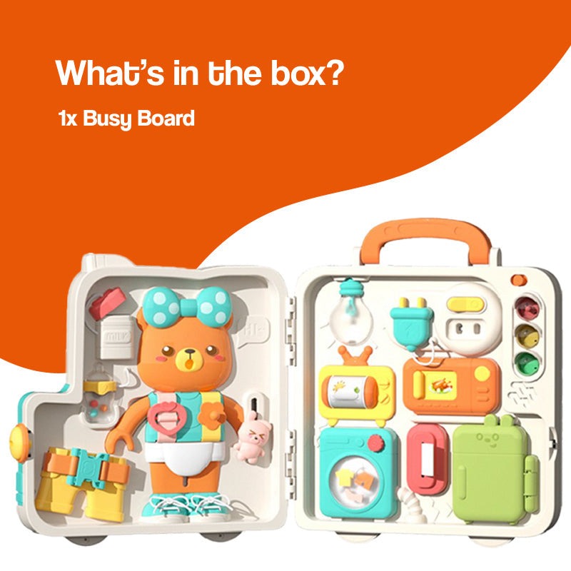 Busy Board Montessori Educational Toy for Infants