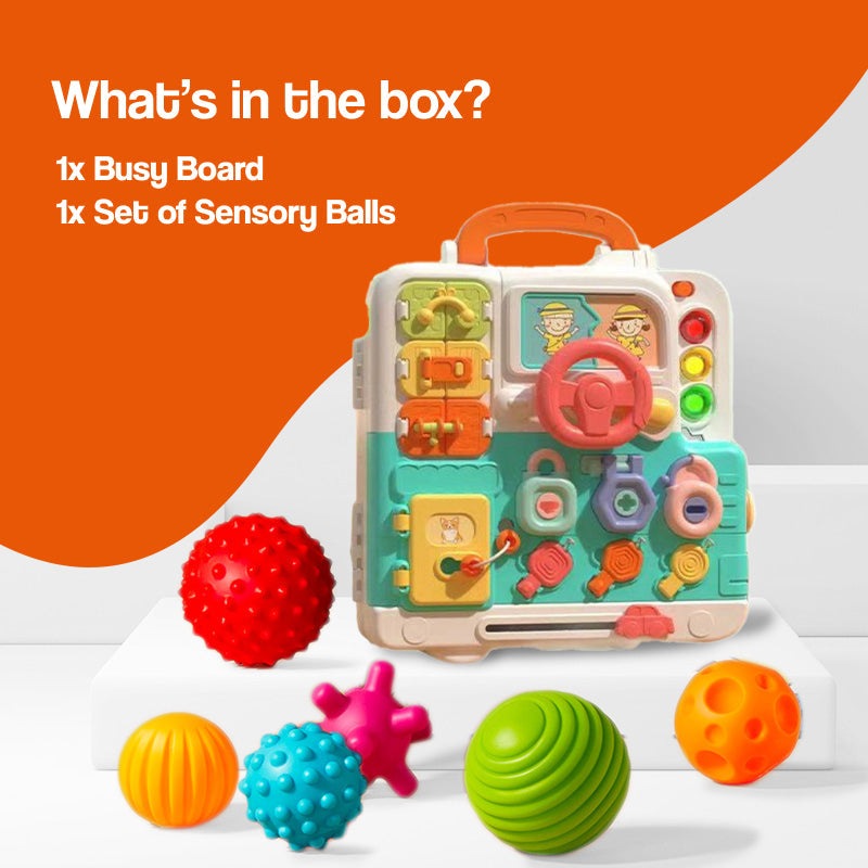 Busy Board Montessori Educational Toy for Infants