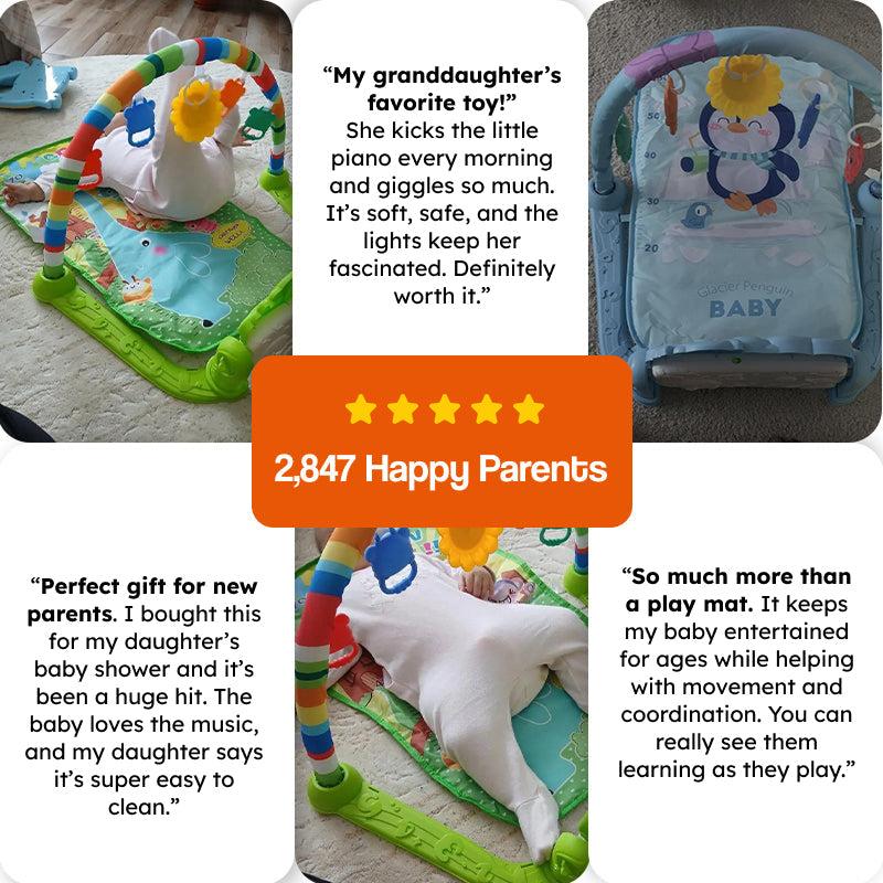 Baby Foot-Piano Fitness Rack for Newborns