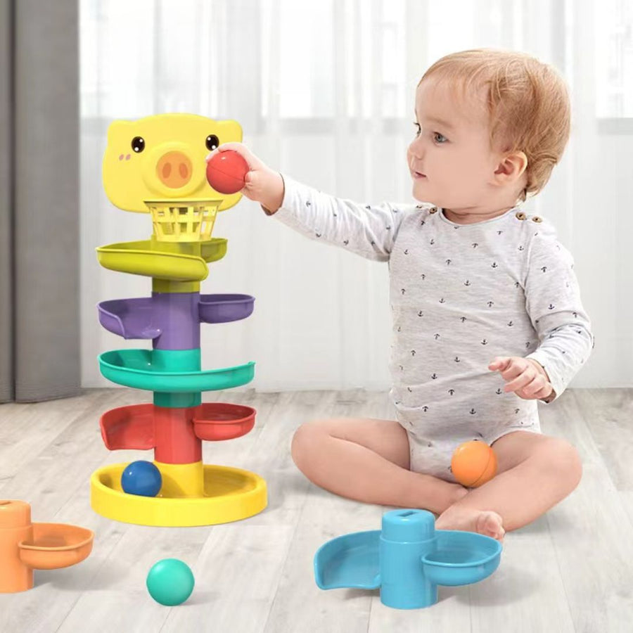 Interactive Baby Basketball Stacking Toy