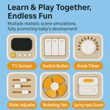 Six-Sided Magic Cube Toy for Early Education