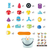 ClickBlox Soft Magnetic STEM Building Blocks