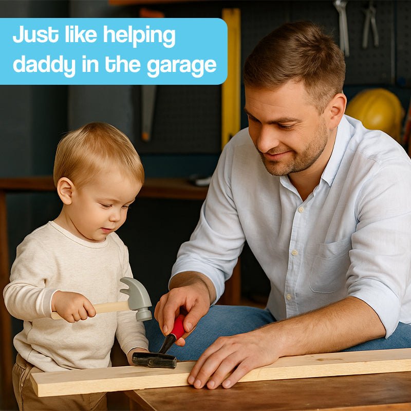 Daddy's Buddy STEM Wooden Workbench