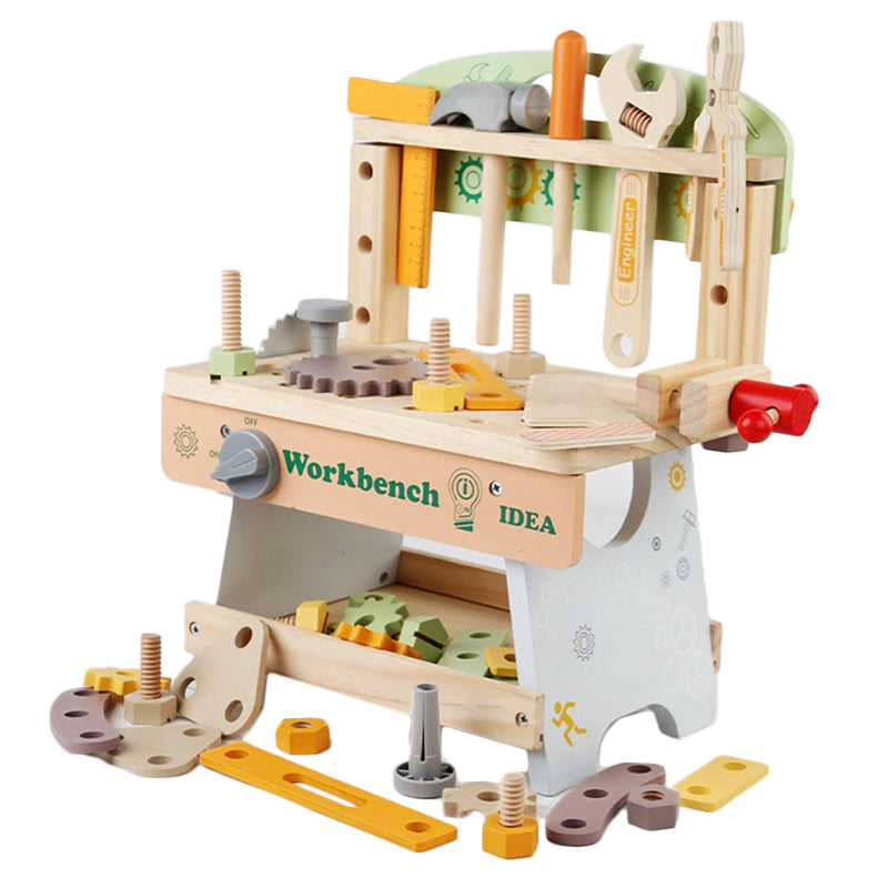Daddy's Buddy STEM Wooden Workbench