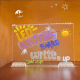 Erasable Luminous Acrylic Message Board