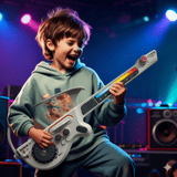 Multifunctional Bluetooth DJ Guitar for Kids