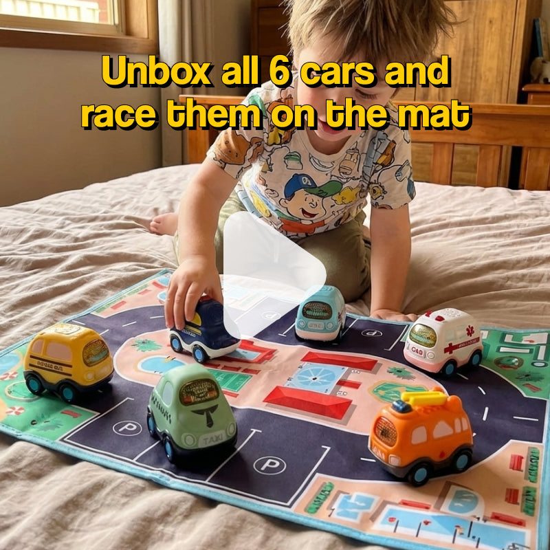 Little City Push & Go Car Set
