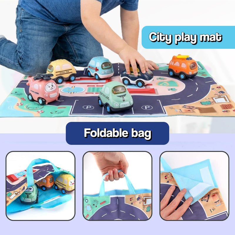 Little City Push & Go Car Set