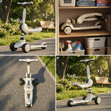 2-in-1 Sit & Scoot Folding Scooter