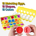 Montessori Shape & Color Matching Eggs