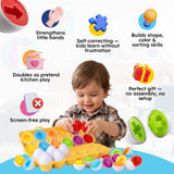 Montessori Shape & Color Matching Eggs