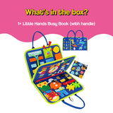 Soft Quiet Book with 20+ Activities for Toddlers
