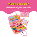 Soft Quiet Book with 20+ Activities for Toddlers