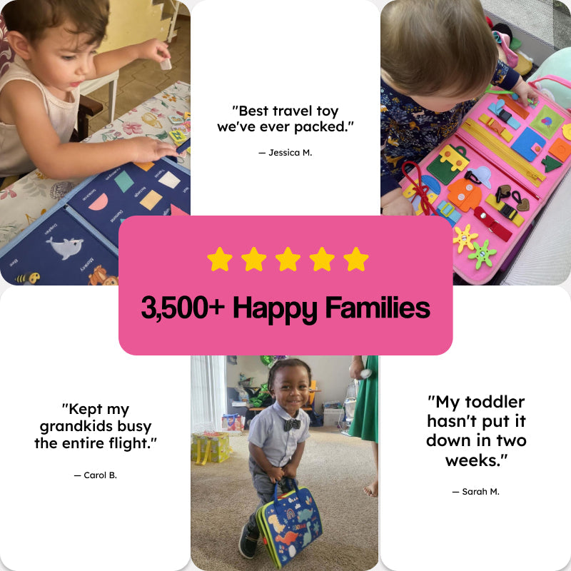Soft Quiet Book with 20+ Activities for Toddlers