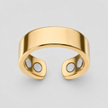 Hematix gold magnetic ring with four magnets