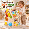 Wooden Montessori Busy House